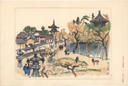 Nan'endō from the Picture Album of the Thirty-Three Pilgrimage Places of the Western Provinces